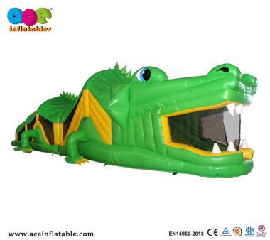 Venkovní zábavný krokodýl nafukovací hřiště se skvělými nápady